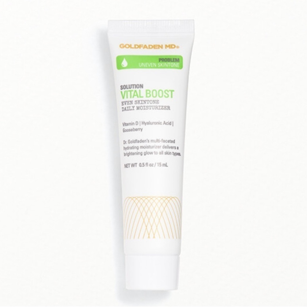 Goldfaden MD Vital Boost Even Skintone Daily Moisturizer NEW Sealed Mini Travel